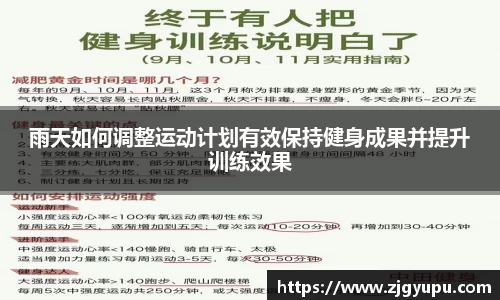 雨天如何调整运动计划有效保持健身成果并提升训练效果